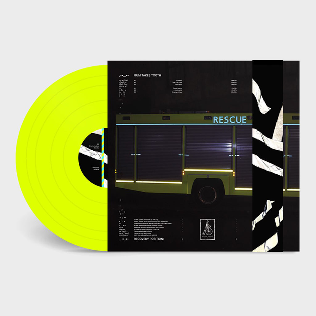 GUM TAKES TOOTH - Recovery Position - LP - Fluorescent Yellow Vinyl [APR 14]