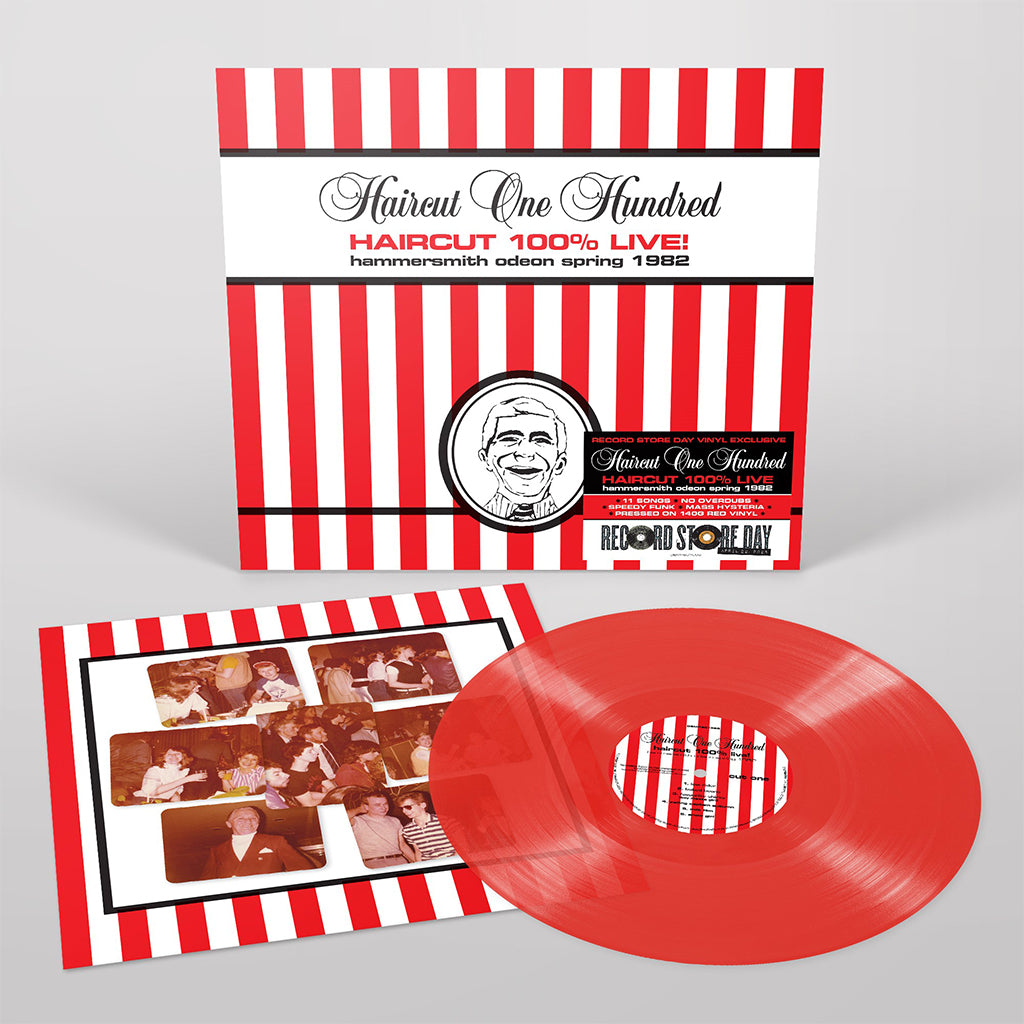 HAIRCUT 100 - Haircut 100% Live! - LP - Translucent Red Vinyl [RSD23]