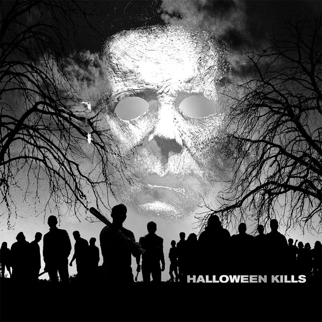 JOHN CARPENTER, CODY CARPENTER AND DANIEL DAVIES - Halloween Kills - OST (Repress w/ New Sleeve Art) - LP - Cloudy Clear w/ Red & White Splatter Vinyl