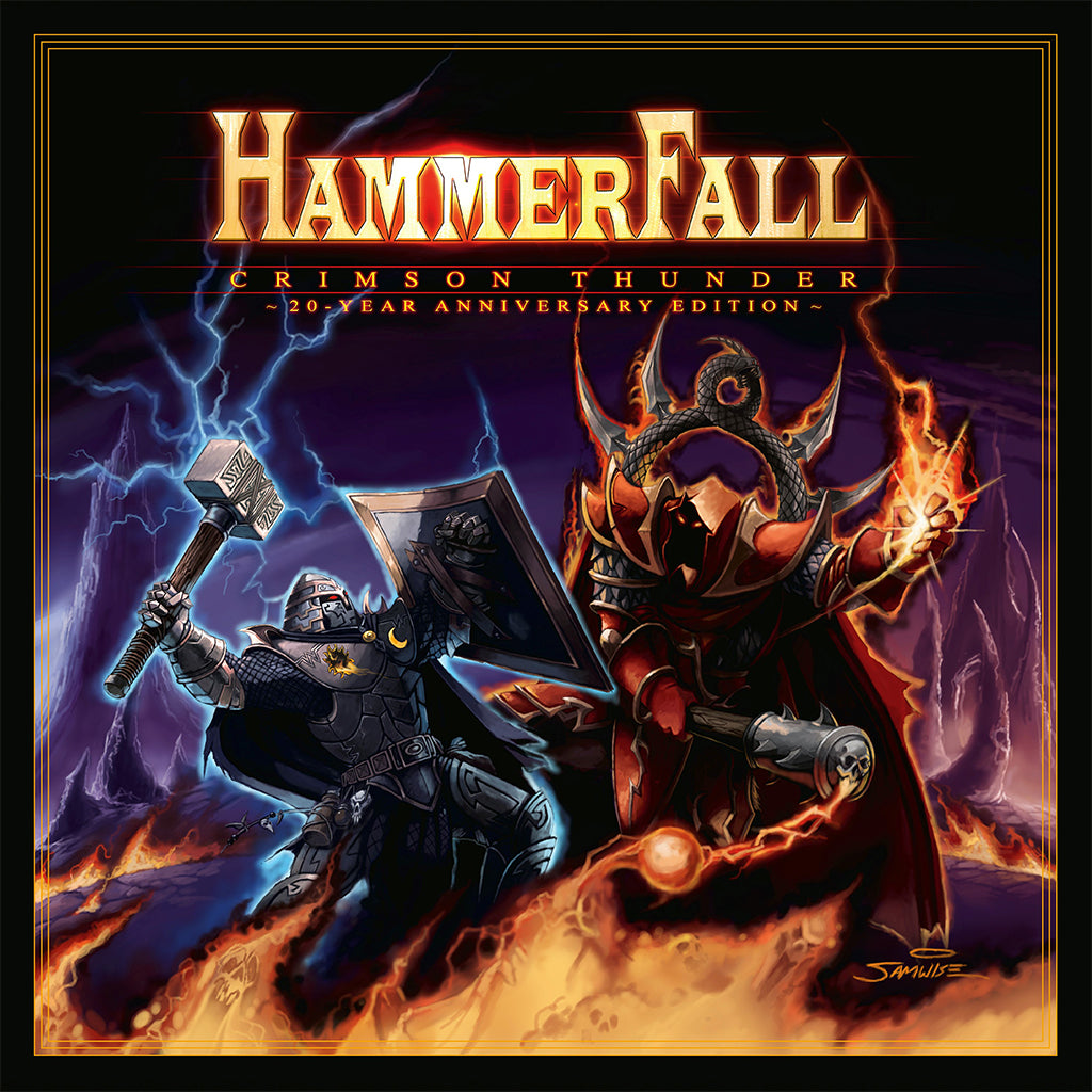 HAMMERFALL - Crimson Thunder - 20 Year Anniversary - 2LP - Trifold Silver Vinyl [APR 28]