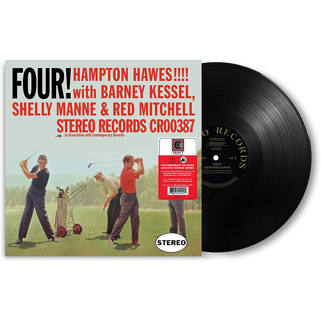 HAMPTON HAWES / BARNEY KESSEL / SHELLY MANNE / RED MITCHELL - Four! (Contemporary Artists Acoustic Sound Series) - LP - 180g Vinyl