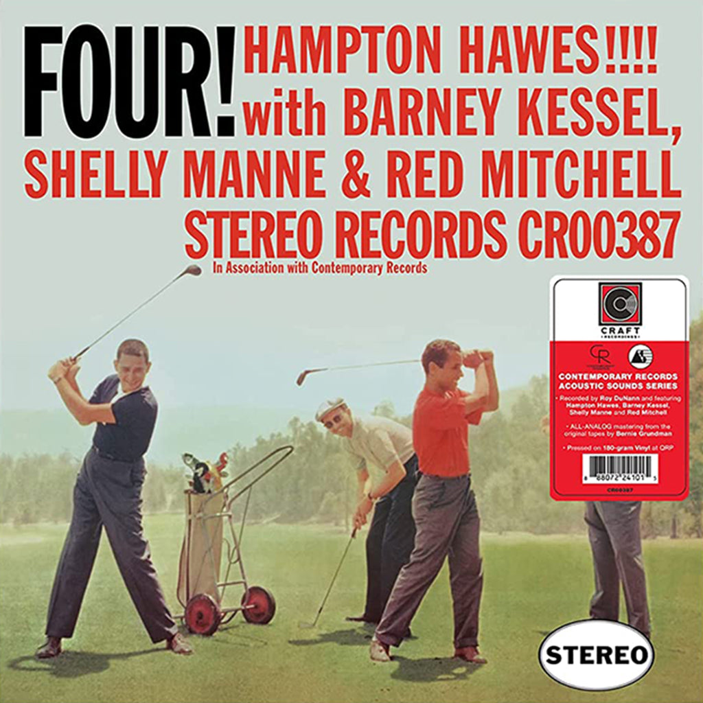 HAMPTON HAWES / BARNEY KESSEL / SHELLY MANNE / RED MITCHELL - Four! (Contemporary Artists Acoustic Sound Series) - LP - 180g Vinyl