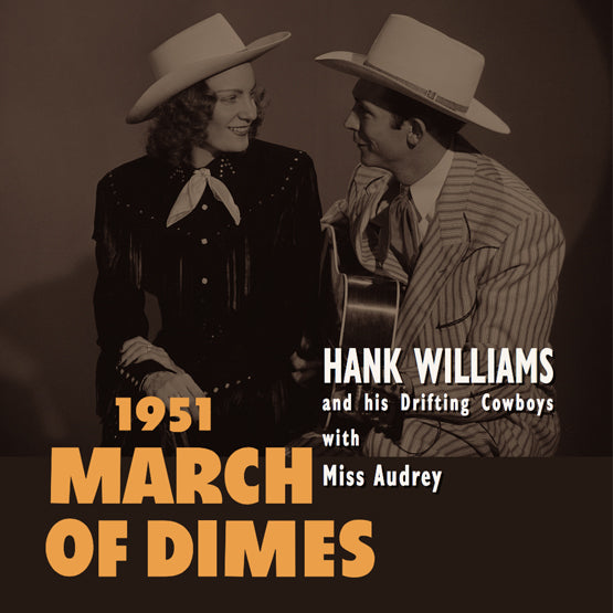 HANK WILLIAMS & HIS DRIFTING COWBOYS WITH MISS AUDREY - 1951 March Of Dimes - 10" - Limited Red Vinyl [RSD2020-SEPT26]