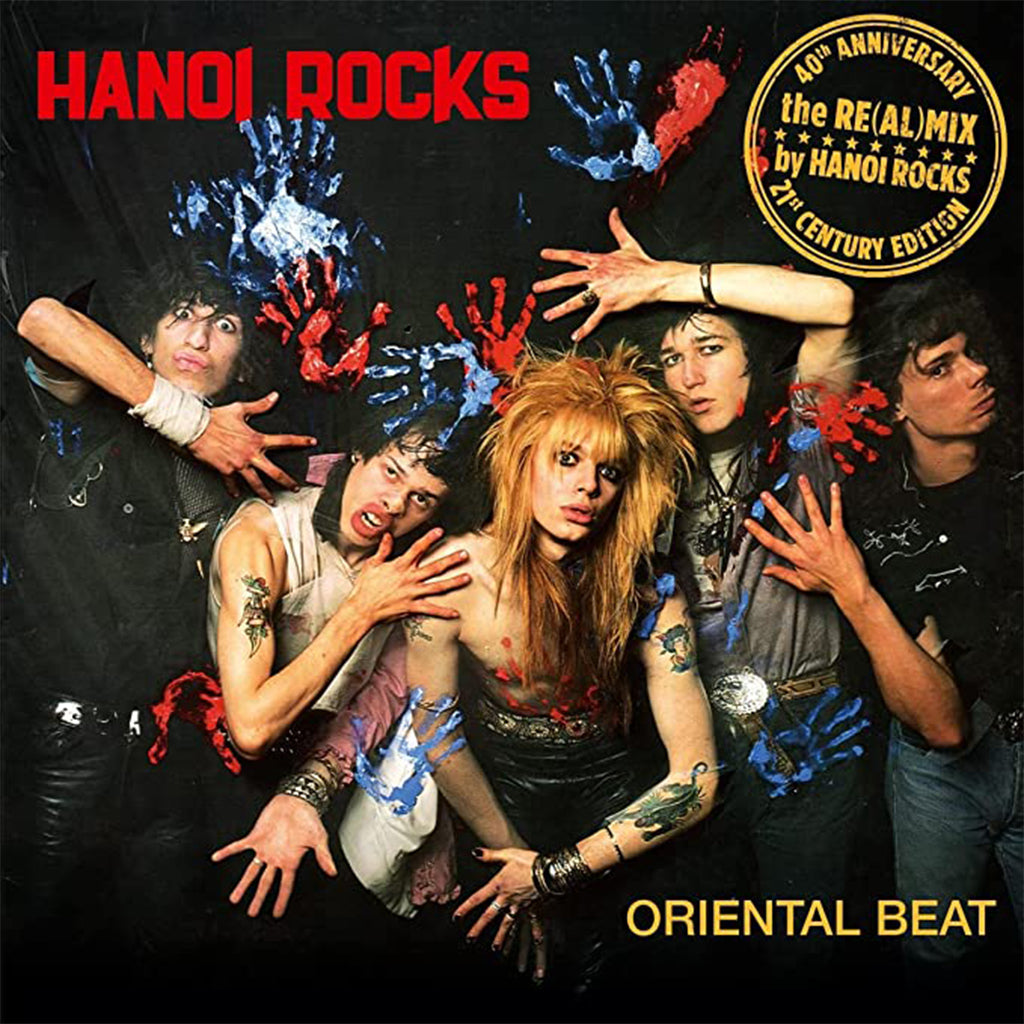 HANOI ROCKS - Oriental Beat - 40th Anniversary Re(al)Mix - LP - Red Vinyl