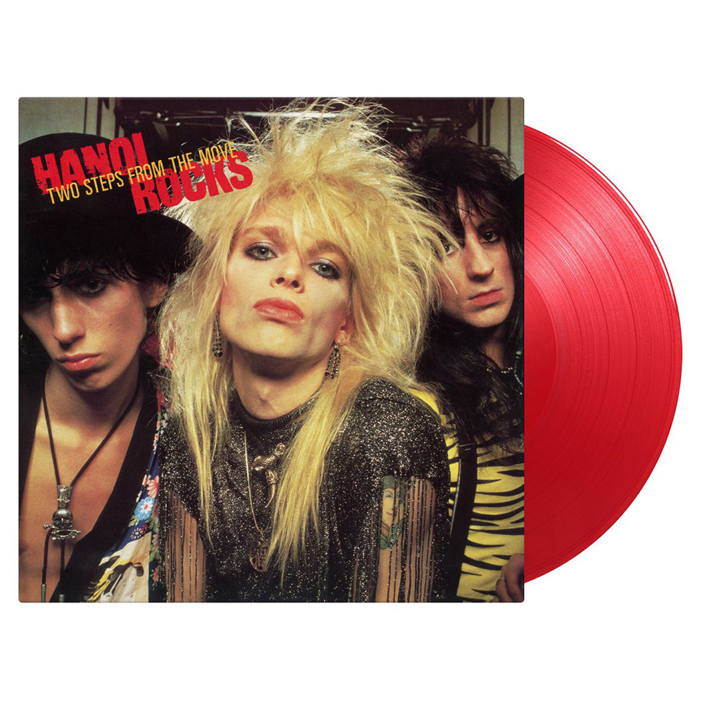 HANOI ROCKS - Two Steps From The Move (2023 Reissue) - LP - 180g Translucent Red Vinyl