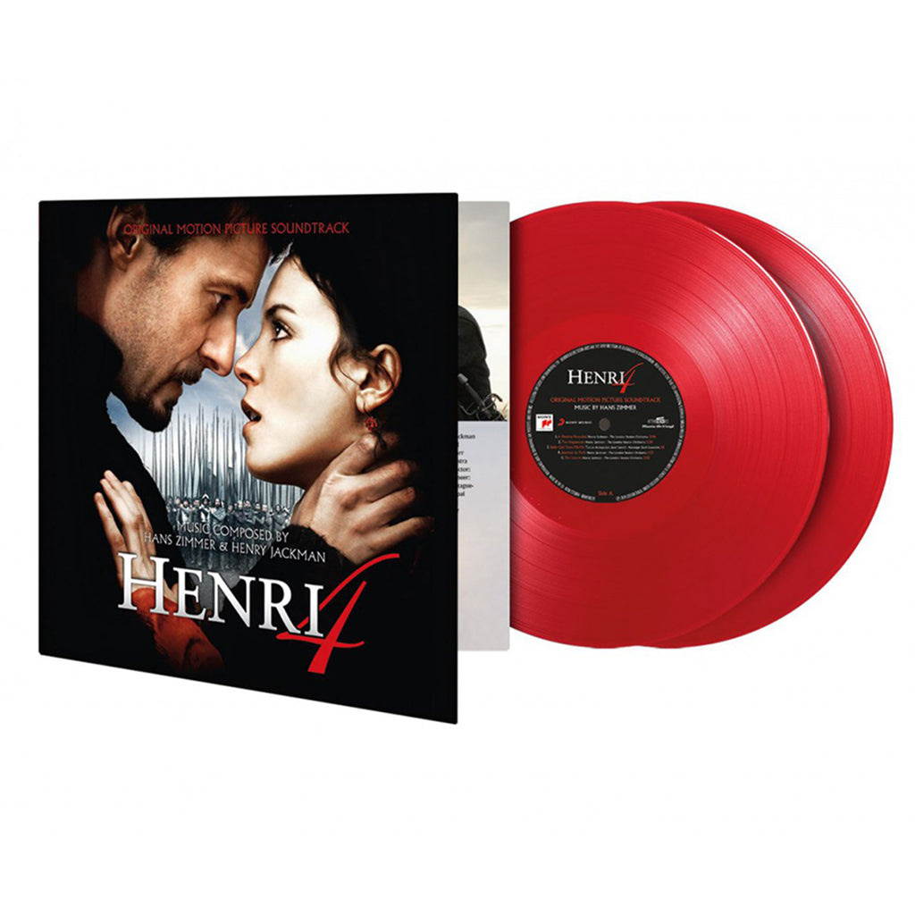 HANS ZIMMER AND HENRY JACKMAN - Henri 4 (OST) - 2LP - 180g Red Vinyl