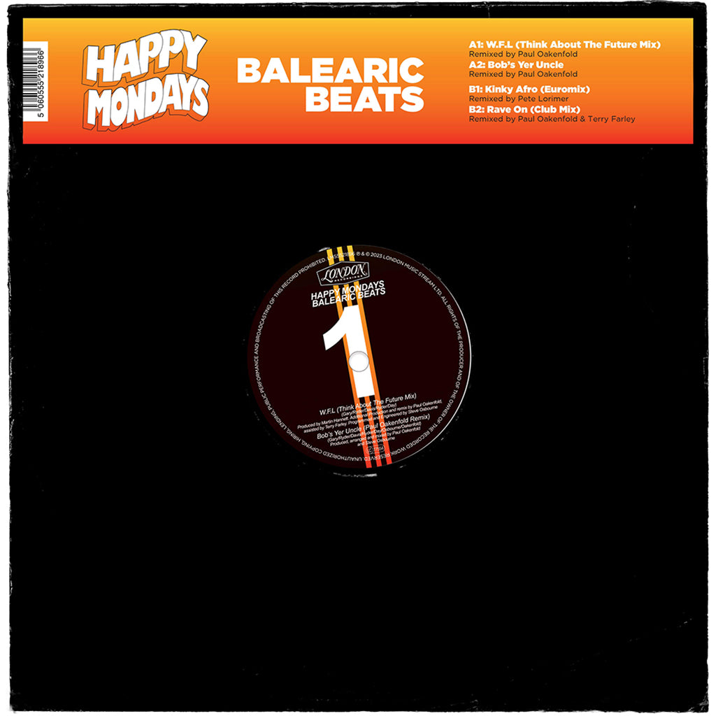 HAPPY MONDAYS - Balearic Beats (Remixes EP) - 12" - Vinyl [RSD23]