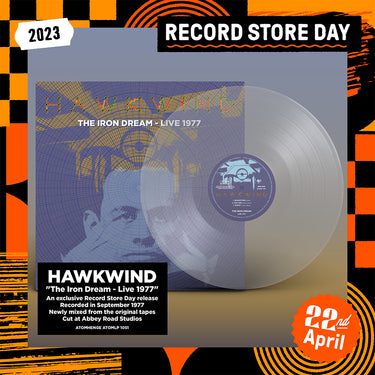 HAWKWIND - The Iron Dream - Live 1977 - LP - Crystal Clear Vinyl [RSD23]