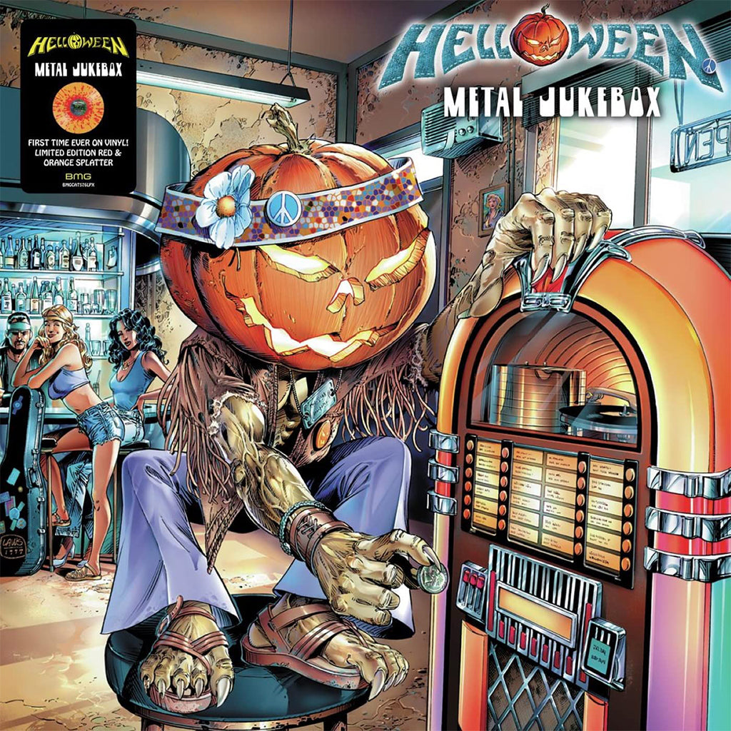 HELLOWEEN - Metal Jukebox (2022 Reissue) - LP - Red & Orange Splatter Vinyl