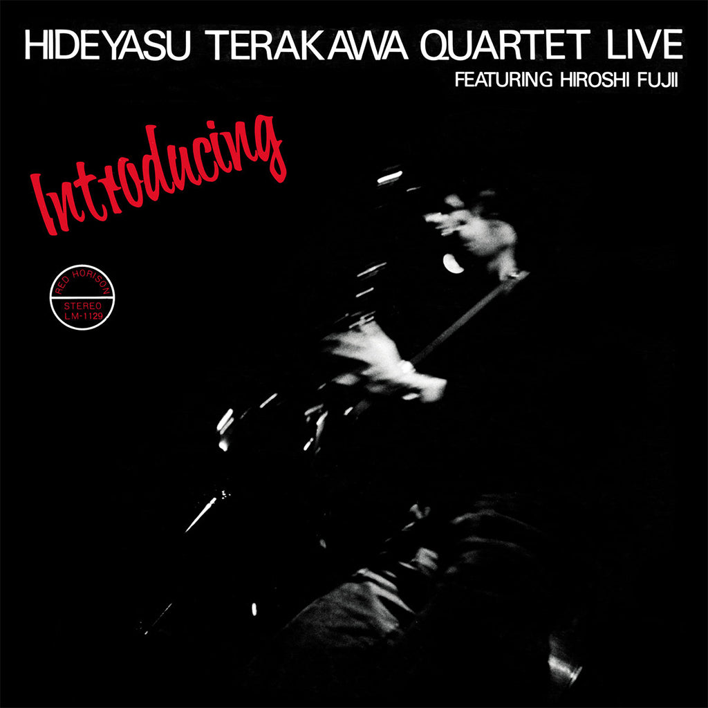 HIDEYASU TERAKAWA QUARTET - Introducing Hideyasu Terakawa Quartet - Live - Featuring Hiroshi Fujii - 2LP - Vinyl