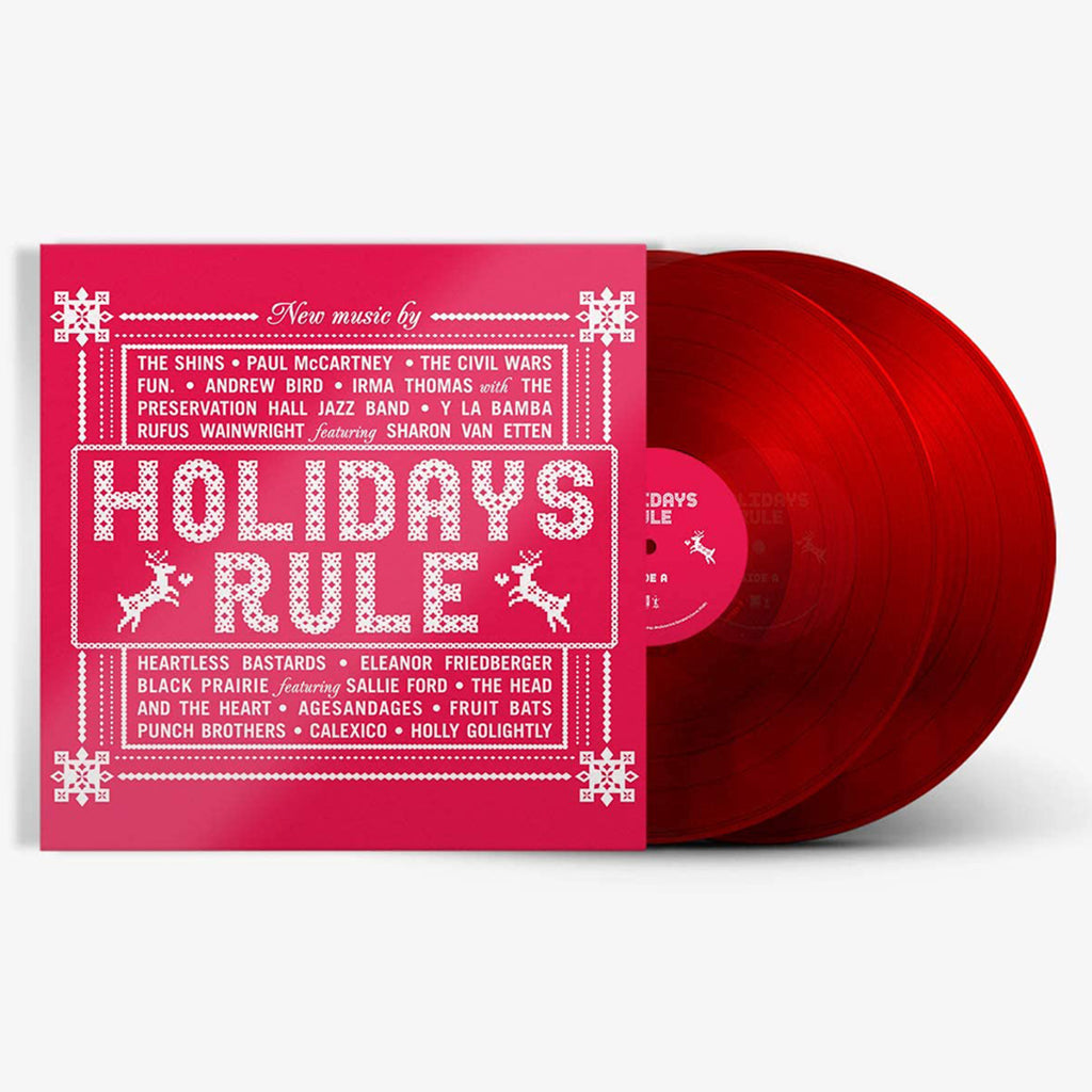 VARIOUS - Holidays Rule - 2LP - Translucent Red Vinyl