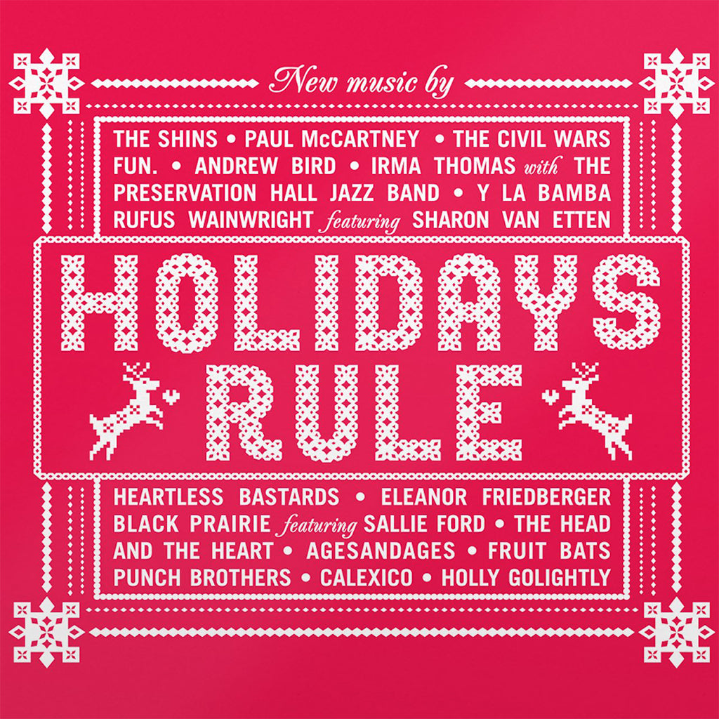 VARIOUS - Holidays Rule - 2LP - Translucent Red Vinyl