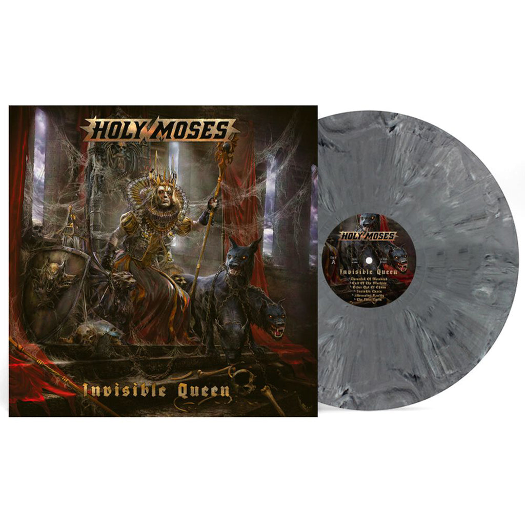 HOLY MOSES - Invisible Queen - 2LP - 180g White & Black Marbled Vinyl [APR 14]