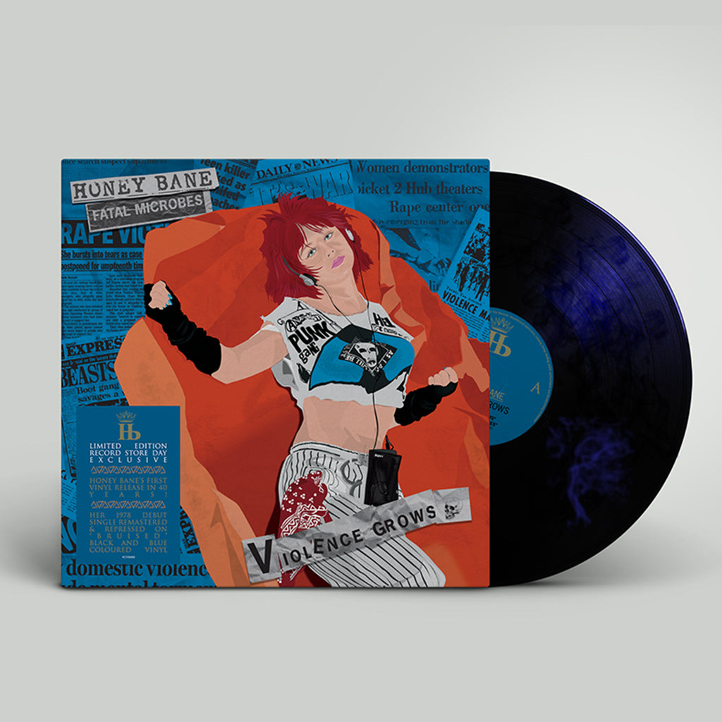 HONEY BANE - Violence Grows - 12" - Bruised Black and Blue Vinyl [RSD23]
