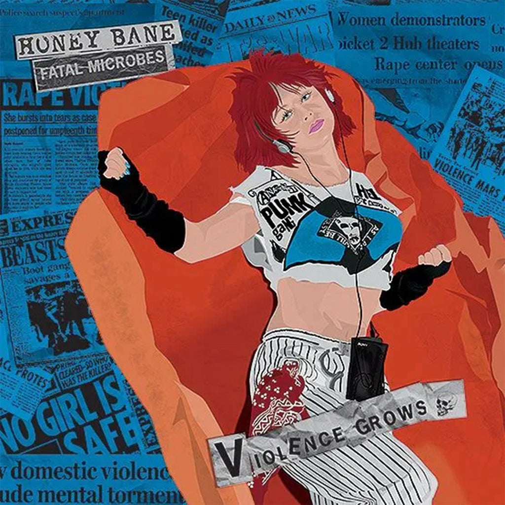 HONEY BANE - Violence Grows - 12" - Bruised Black and Blue Vinyl [RSD23]