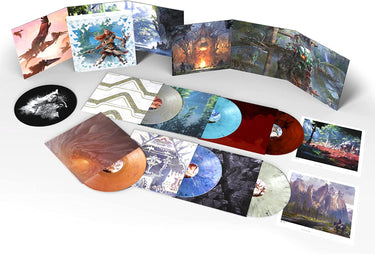HORIZON FORBIDDEN WEST - Original Soundtrack (w/ Slipmat & 2 Lithographs) - 6LP - Deluxe Assorted Coloured Vinyl Box Set