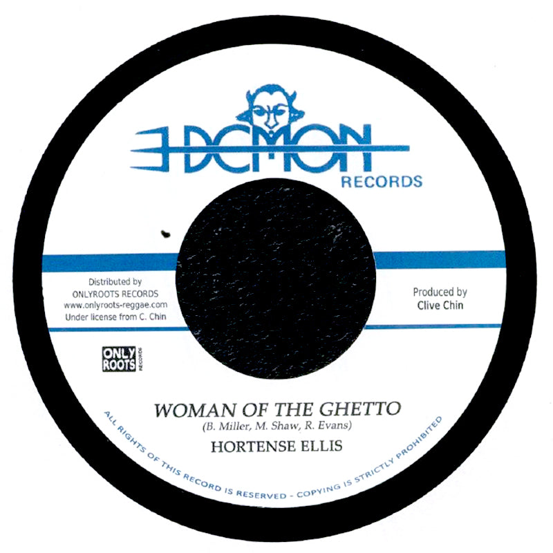 HORTENSE ELLIS / RANDY'S ALL STAR - Woman Of The Ghetto / Ghetto Version - 7" - Vinyl