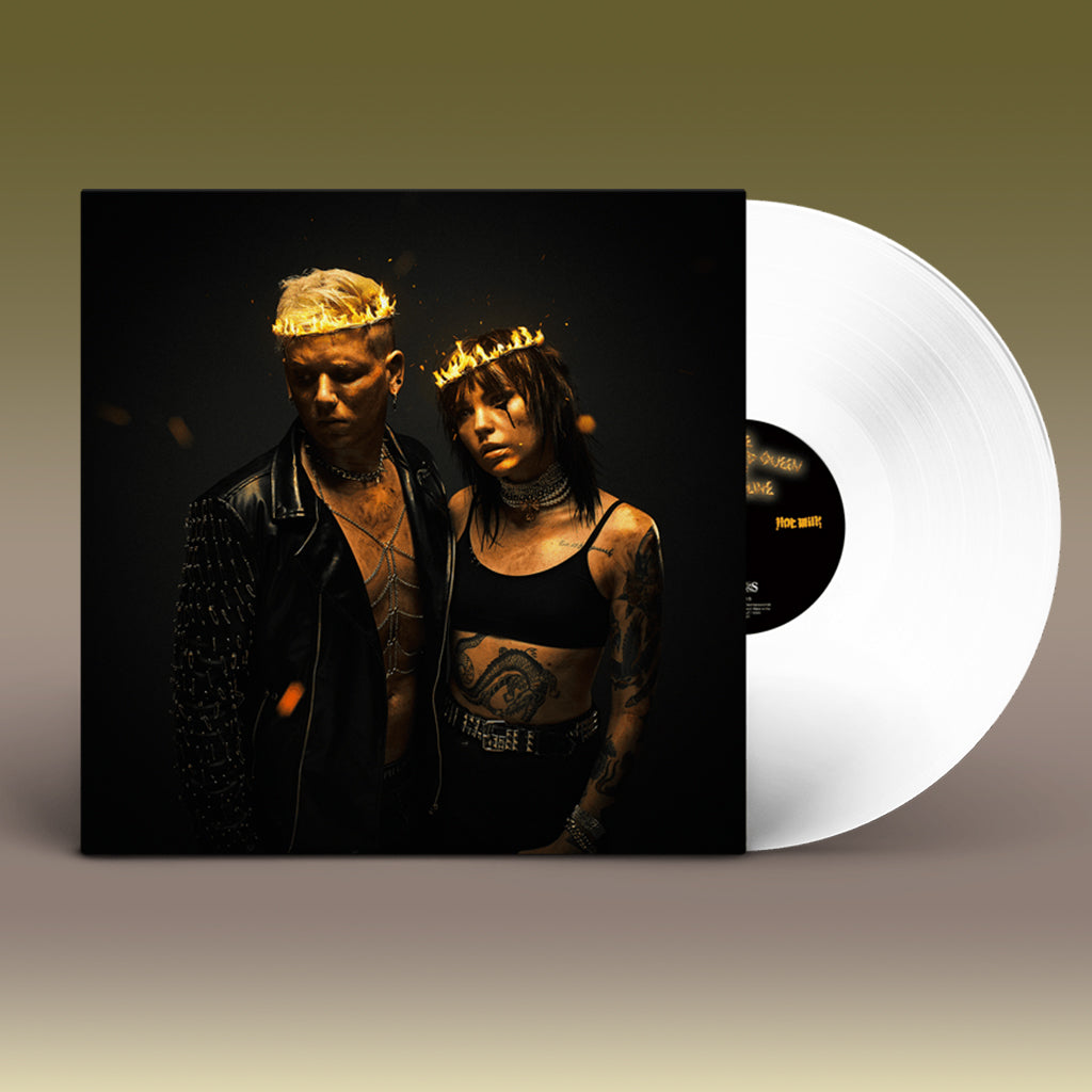 HOT MILK - The King And Queen Of Gasoline EP - LP - White Vinyl