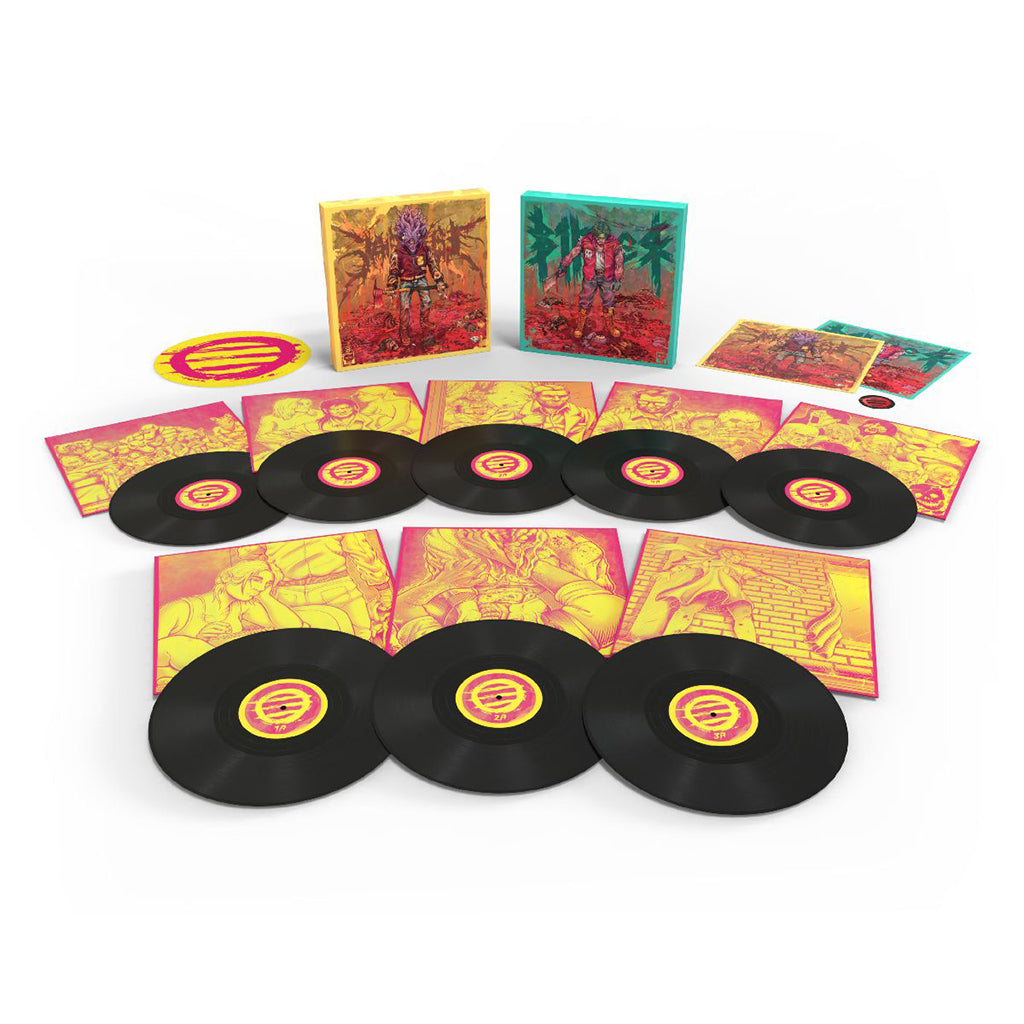VARIOUS - Hotline Miami 1 & 2: The Complete Collection (w/ 2 Art Prints, Slipmat & Sticker) - 8LP - Deluxe Vinyl Box Set