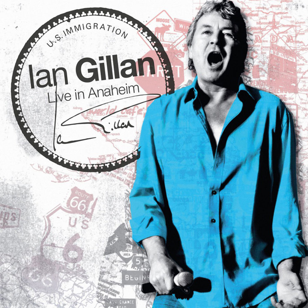 IAN GILLAN - Live In Anaheim - 2LP - Gatefold 180g Turquoise Vinyl