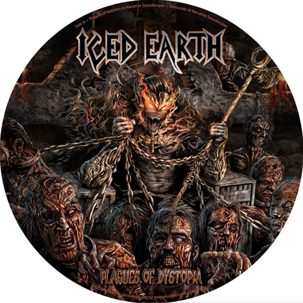 ICED EARTH - Plagues Of Dystopia - 12" EP - Picture Disc Vinyl [RSD23]