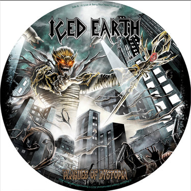 ICED EARTH - Plagues Of Dystopia - 12" EP - Picture Disc Vinyl [RSD23]