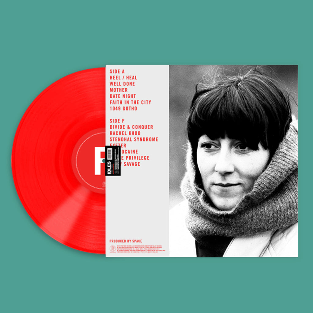 IDLES - Five Years Of Brutalism (5th Anniversary Reissue w/ Alternative Artwork) - LP - Cherry Red Vinyl