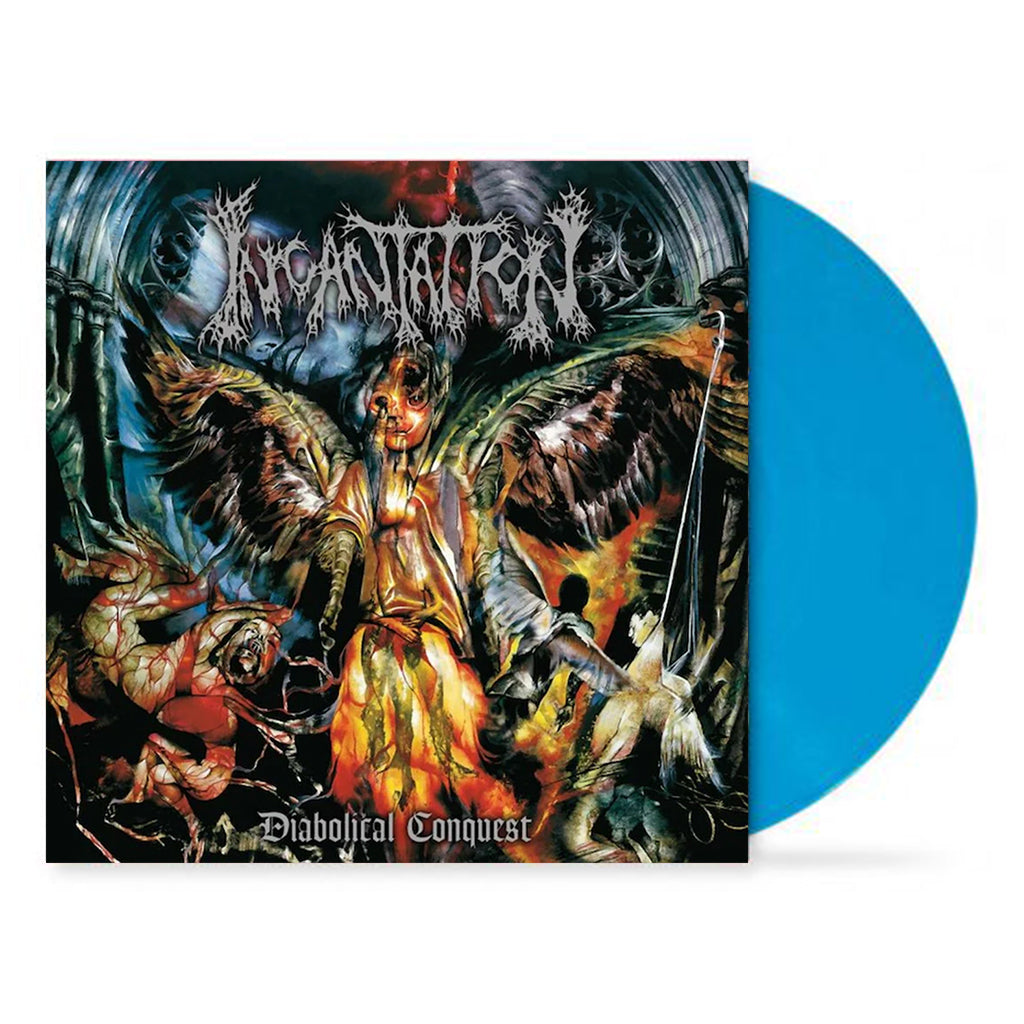 INCANTATION - Diabolical Conquest (2023 Reissue) - LP - Aqua Blue Vinyl