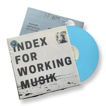 INDEX FOR WORKING MUSIK - Dragging The Needlework For The Kids At Uphole - LP - Blue Vinyl