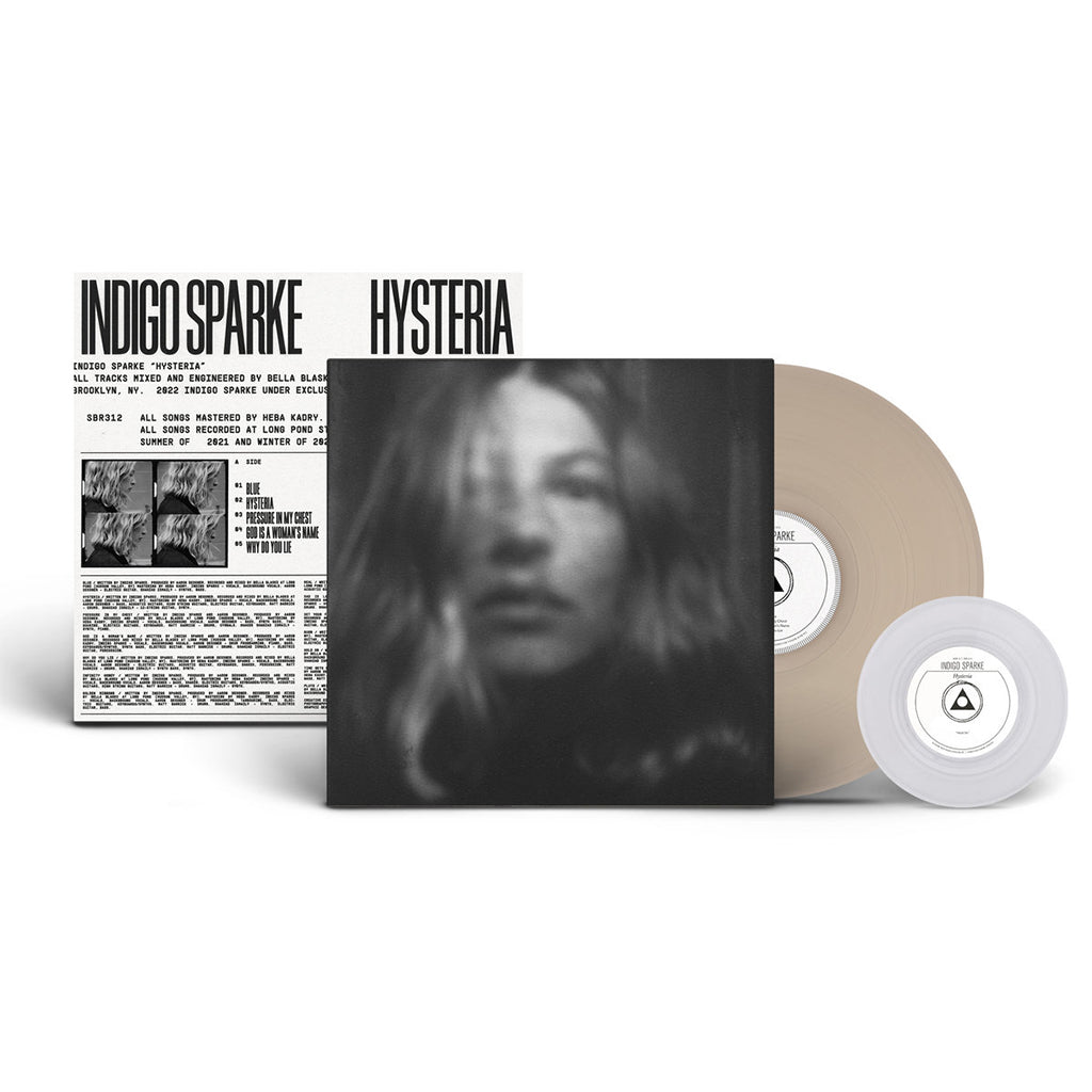 INDIGO SPARKE - Hysteria - LP - Transparent Cloudy Clear Vinyl + Bonus 7"