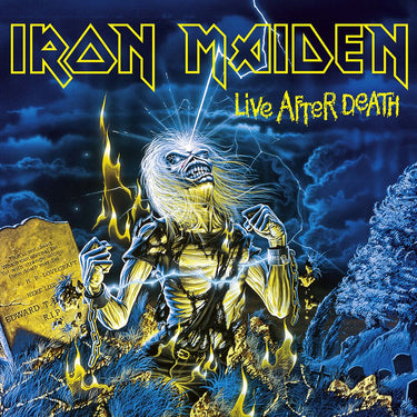 IRON MAIDEN - Life After Death (40th Anniversary Collectors Edition) - 2LP - Blue / Yellow Vinyl