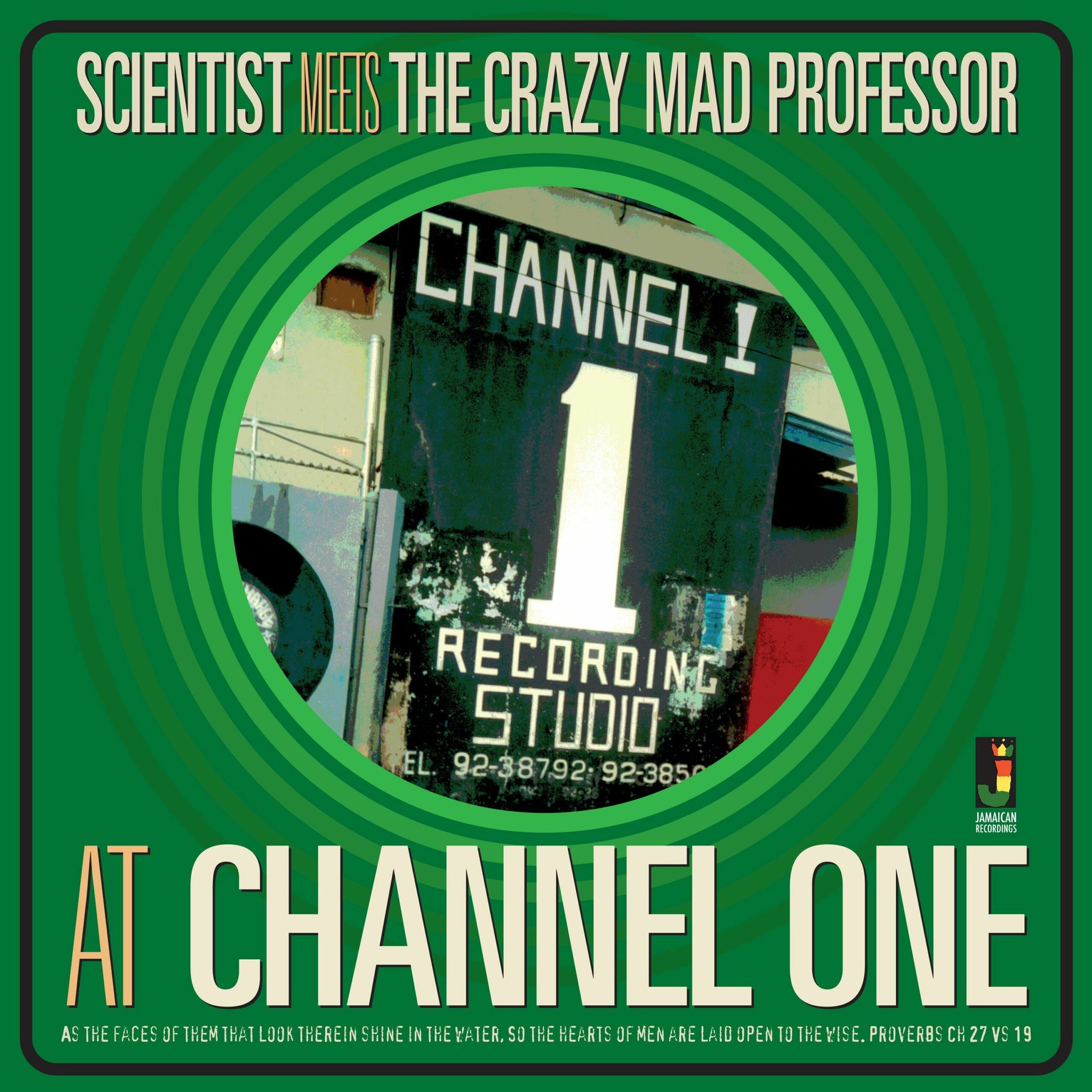 SCIENTIST MEETS THE CRAZY MAD PROFESSOR - At Channel One - LP - Vinyl