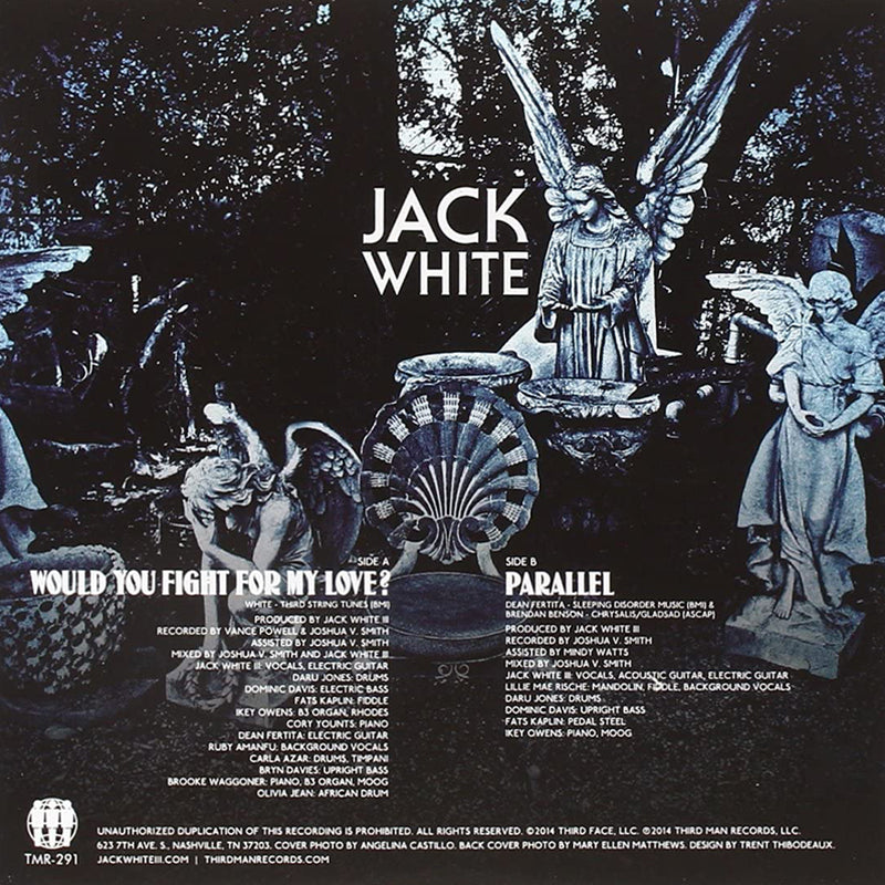 JACK WHITE - Would You Fight For My Love? / Parallel - 7" - Vinyl