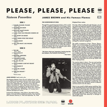 JAMES BROWN - Please, Please, Please (Waxtime 2023 Reissue w/ Bonus Track) - LP - 180g Vinyl