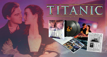 JAMES HORNER - Titanic - Original Soundtrack (2023 Reissue w/ Poster & Replica Print) - 2LP - Deluxe Gatefold 180g Silver & Black Marbled Vinyl