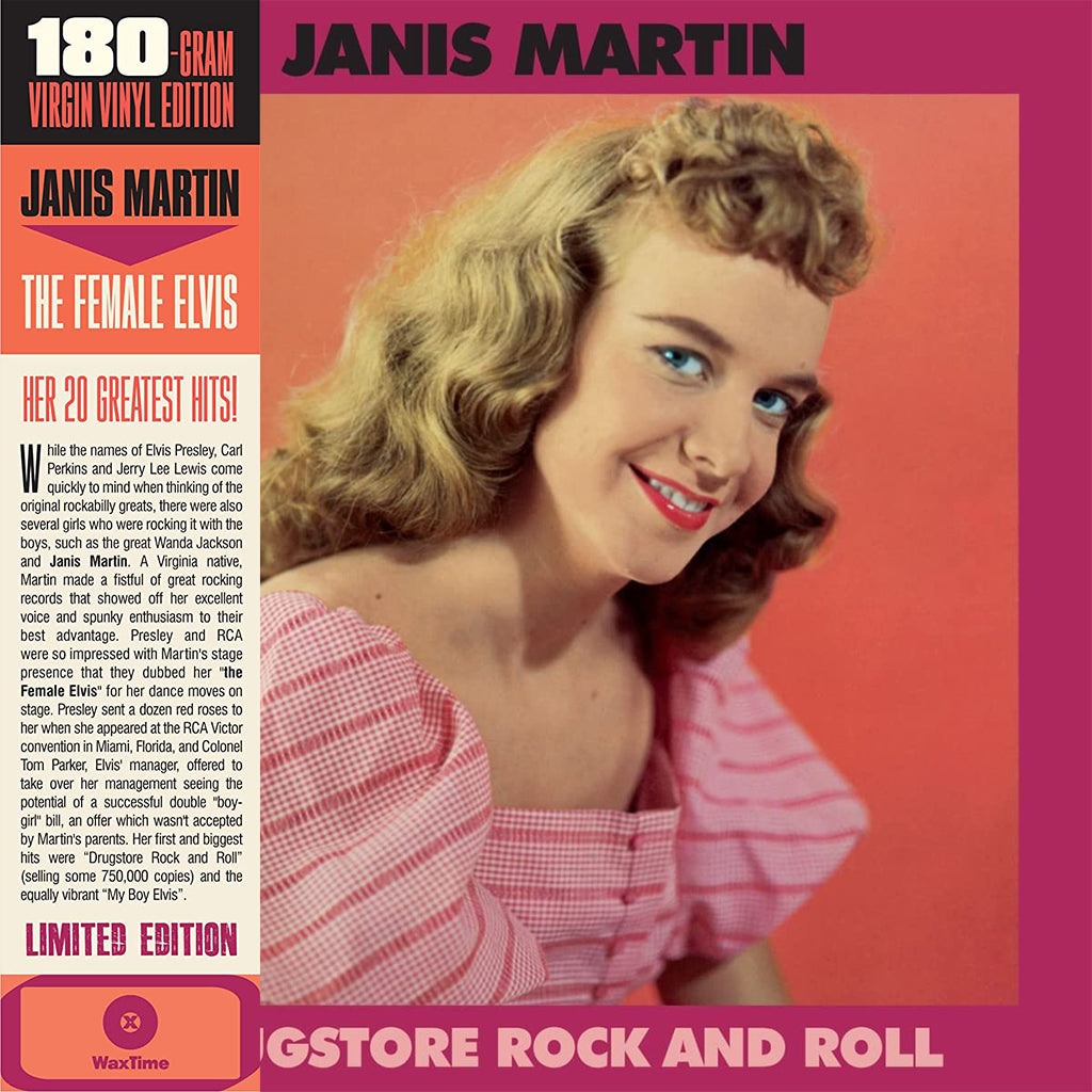 JANIS MARTIN - Drugstore Rock and Roll (2023 Waxtime Edition) - LP - 180g Vinyl