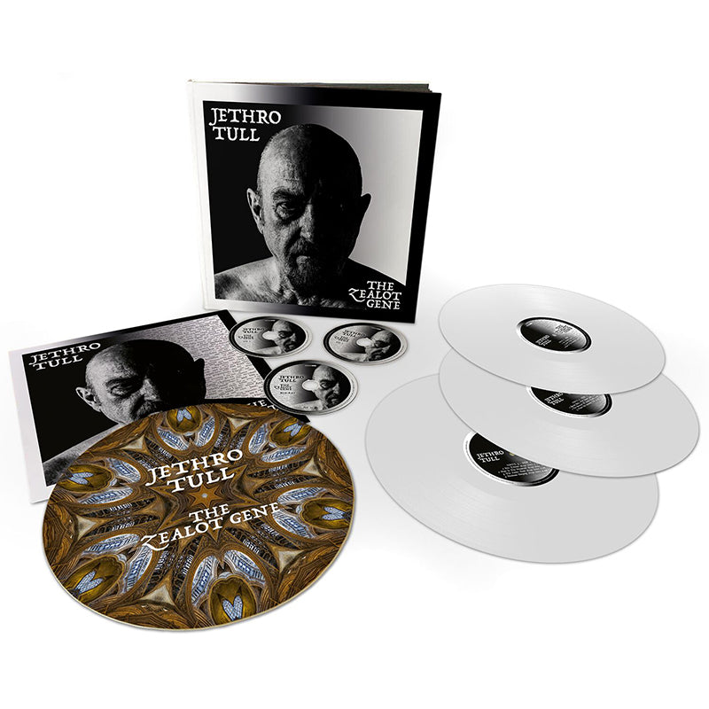 JETHRO TULL - The Zealot Gene (Deluxe Ed.) - 3LP / 2CD / Blu-Ray / Artbook + Extras - 180g White Vinyl