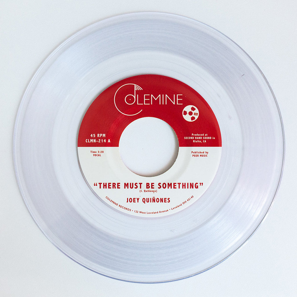 JOEY QUINONES - There Must Be Something / Love Me Like You - 7" - Clear Vinyl