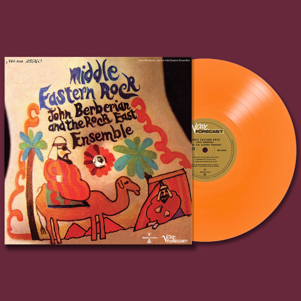 JOHN BERBERIAN AND THE ROCK EAST ENSEMBLE - Middle Eastern Rock - LP - Orange Vinyl