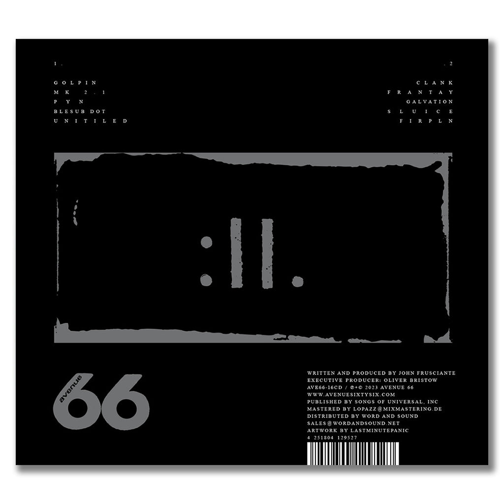 JOHN FRUSCIANTE - II - 2CD