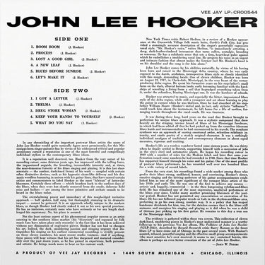 JOHN LEE HOOKER - Burnin' (60th Anniversary All Analog Stereo Remaster)