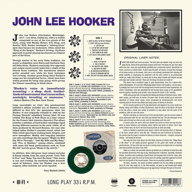 JOHN LEE HOOKER - John Lee Hooker (Waxtime Reissue w/ 2 Bonus Tracks) - LP - 180g Vinyl