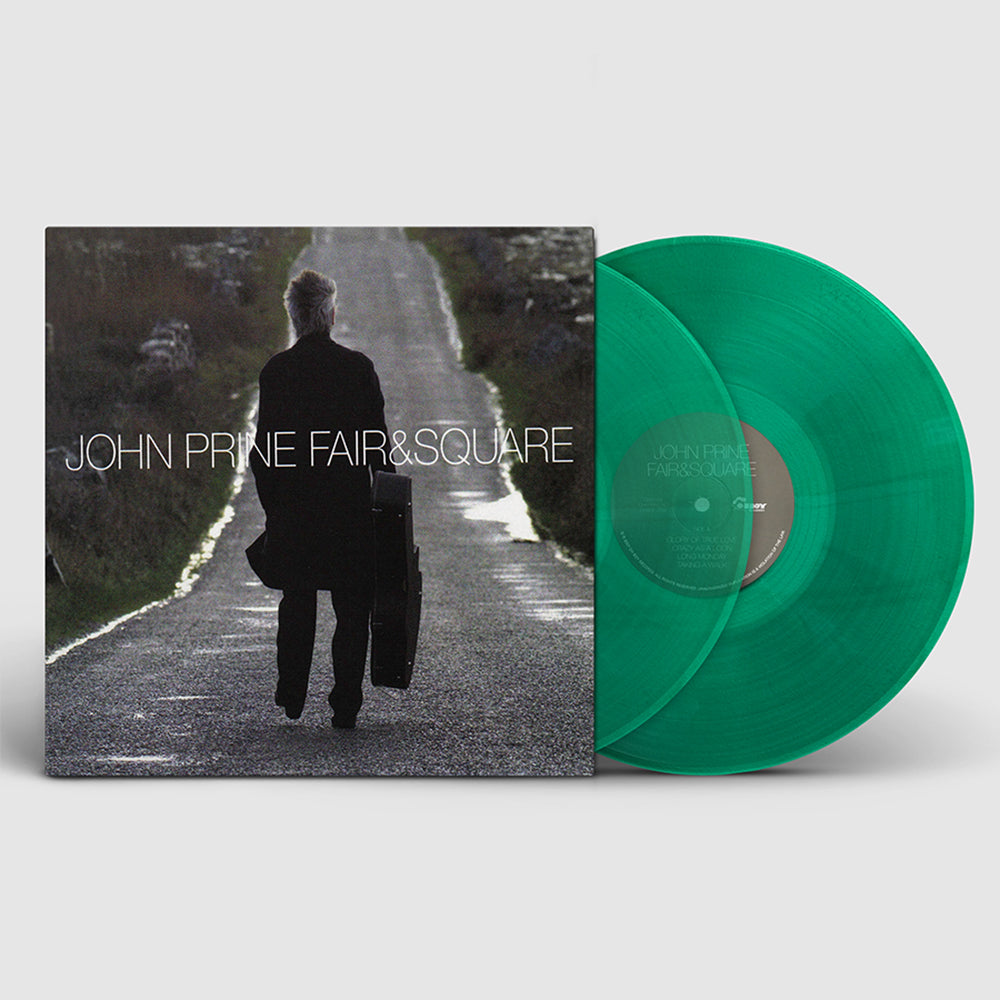 JOHN PRINE - Fair & Square (+ 4 Bonus Tracks) - 2LP - 180g Green Vinyl