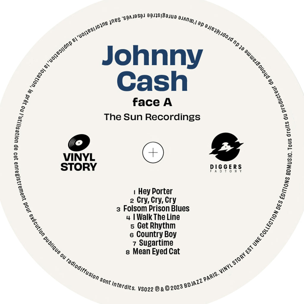 JOHNNY CASH - Vinyl Story - LP (with Comic) - Vinyl