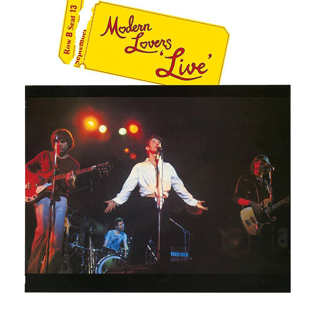 JONATHAN RICHMAN & THE MODERN LOVERS - Modern Lovers ‘Live’ (2022 Reissue) - LP - Yellow Vinyl