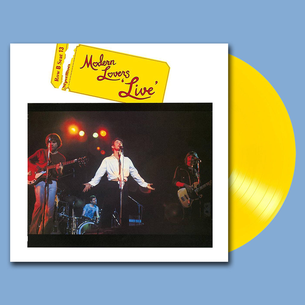 JONATHAN RICHMAN & THE MODERN LOVERS - Modern Lovers ‘Live’ (2022 Reissue) - LP - Yellow Vinyl