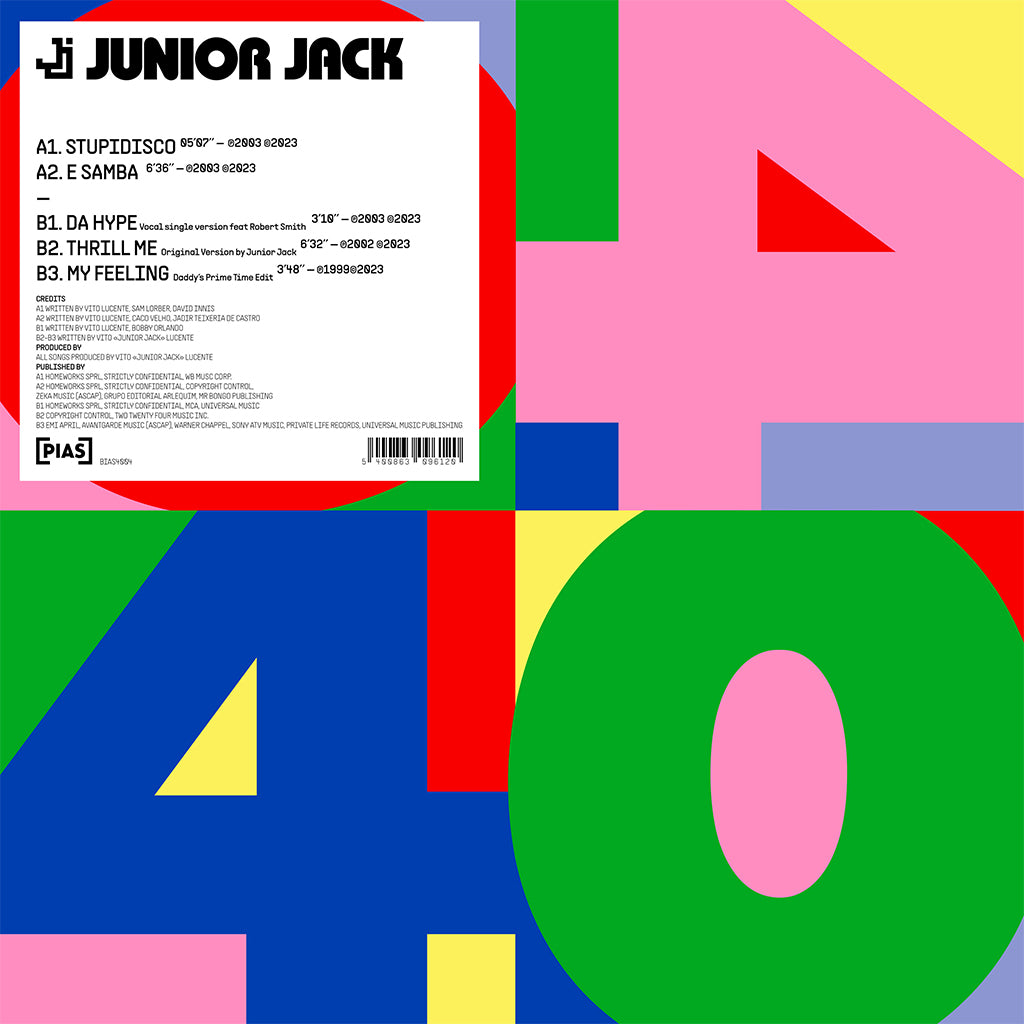 JUNIOR JACK - PIAS40 - 12" EP - Vinyl
