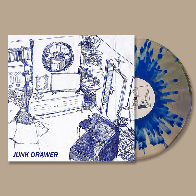 JUNK DRAWER - Ready For The House (Repress) - LP - Clear w/ Blue Splatter Vinyl