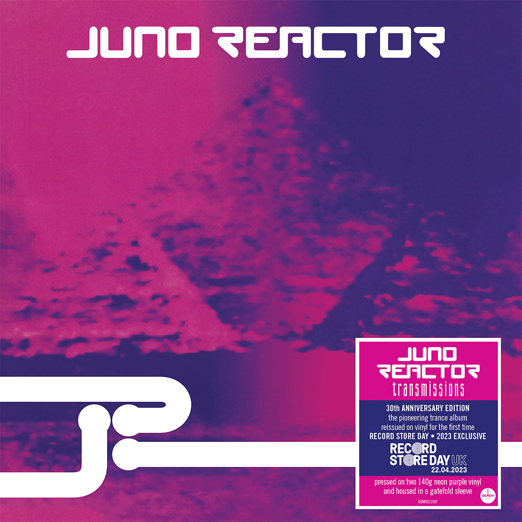 JUNO REACTOR - Transmissions - 30th Anniversary Edition - 2LP - Gatefold Neon Violet Vinyl [RSD23]