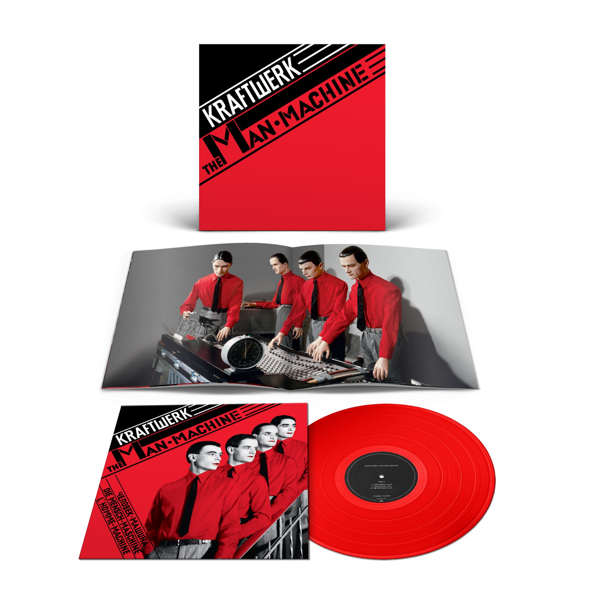 KRAFTWERK – The Man Machine – LP – Limited Translucent Red Vinyl